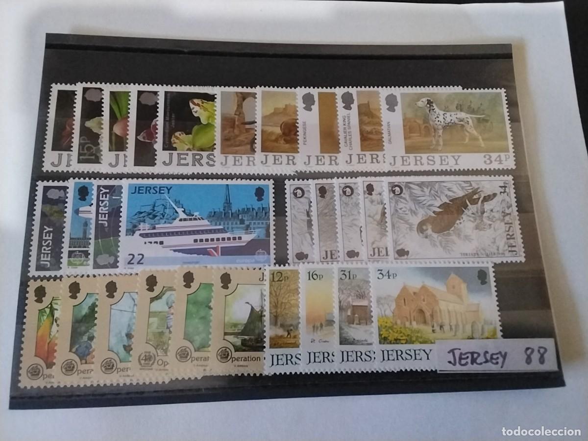 Sellos: Sellos Jersey 1988 nuevos - Foto 1