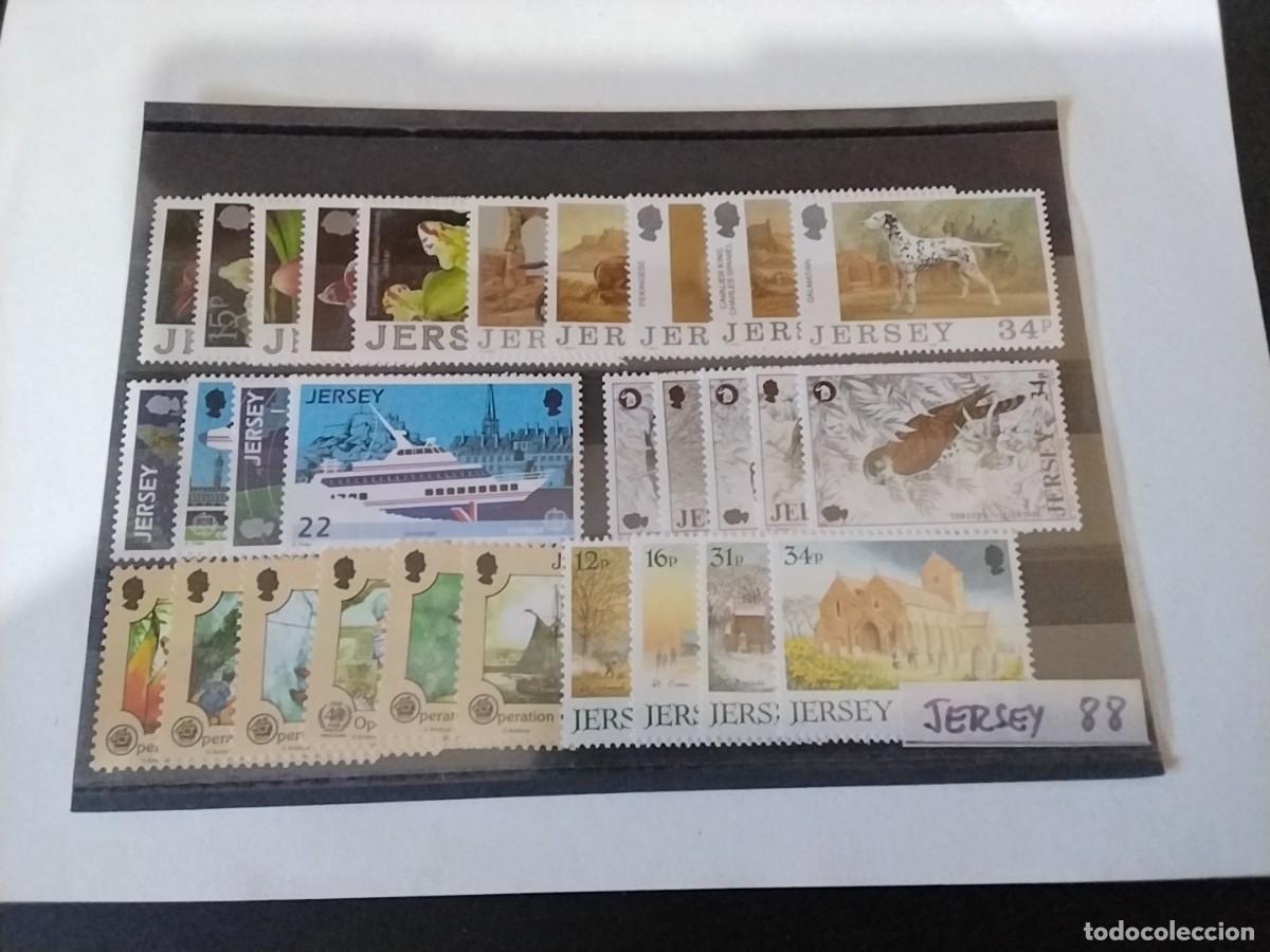 Sellos: Sellos Jersey 1988 nuevos - Foto 1