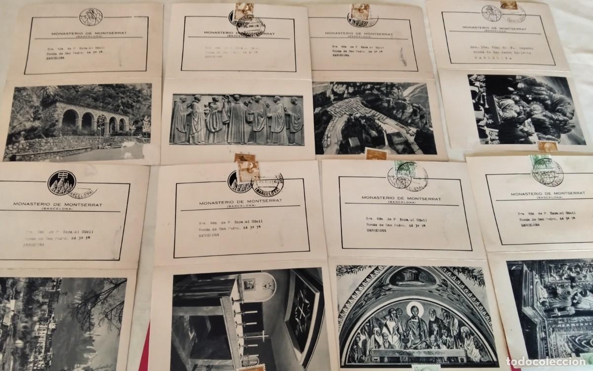 Sellos: MONTSERRAT , LOTE DE 8 IMPRESOS CALENDARIO A&Ntilde;O 1956 , MUY RARO , MERECE ATENCION