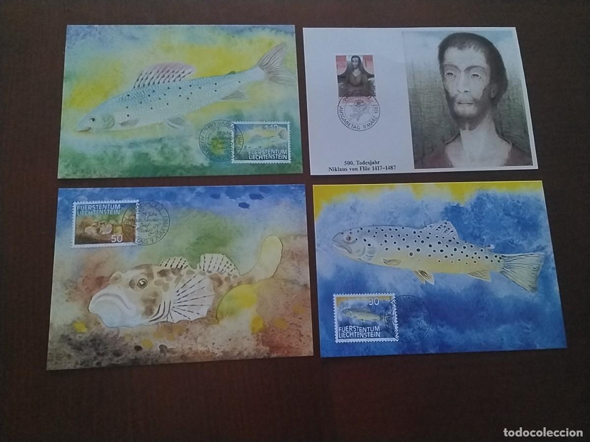 Sellos: Lote postales Liechtenstein nuevas - Foto 1