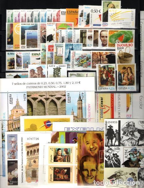 Sellos: Espa&ntilde;a. A&ntilde;o Completo 2002 - Foto 1