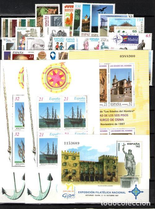 Sellos: Espa&ntilde;a. A&ntilde;o Completo 1997. - Foto 1