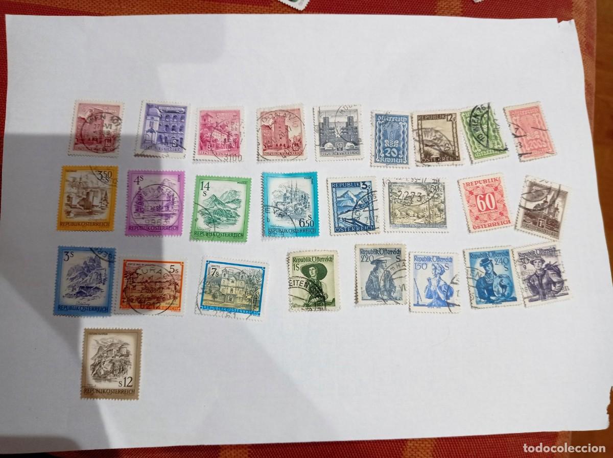 Sellos: lote de 26 sellos de Austria - Foto 1