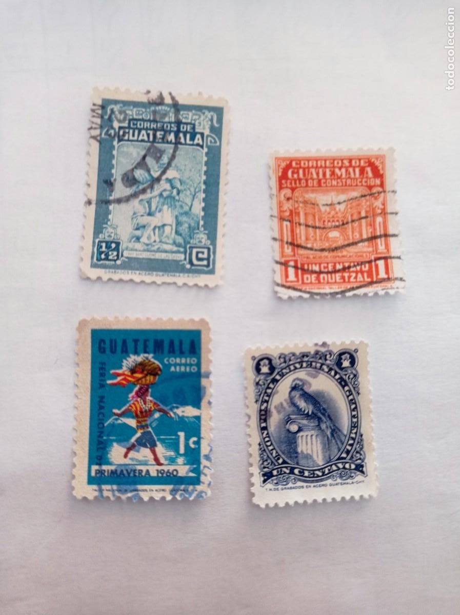 Sellos: lote de 4 sellos de Guatemala - Foto 1