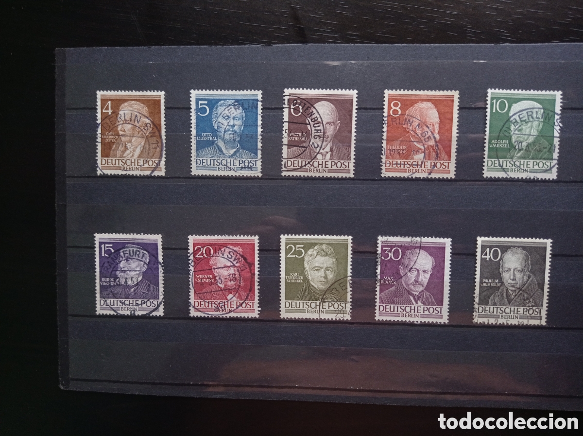 Sellos: Berl&iacute;n serie completa - Foto 1