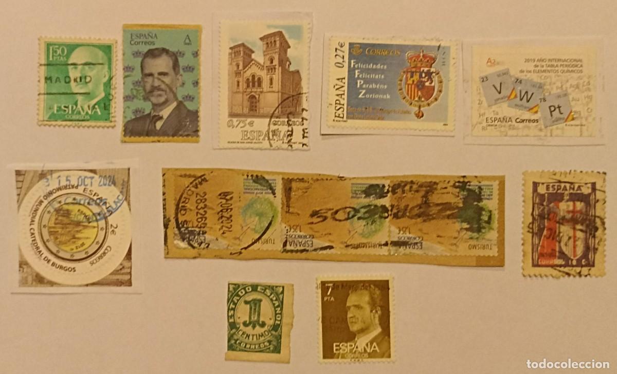 Sellos: Lote 10 sellos de Espa&ntilde;a E - Foto 1