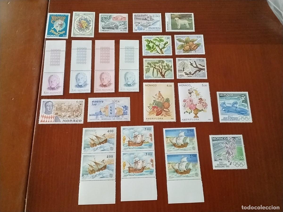 Sellos: Lote sellos M&oacute;naco nuevos - Foto 1