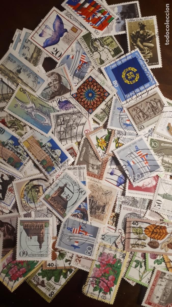 Timbres: LOTE DE MAS DE 120 SELLOS DE ALEMANIA FEDERAL Y BERLIN.