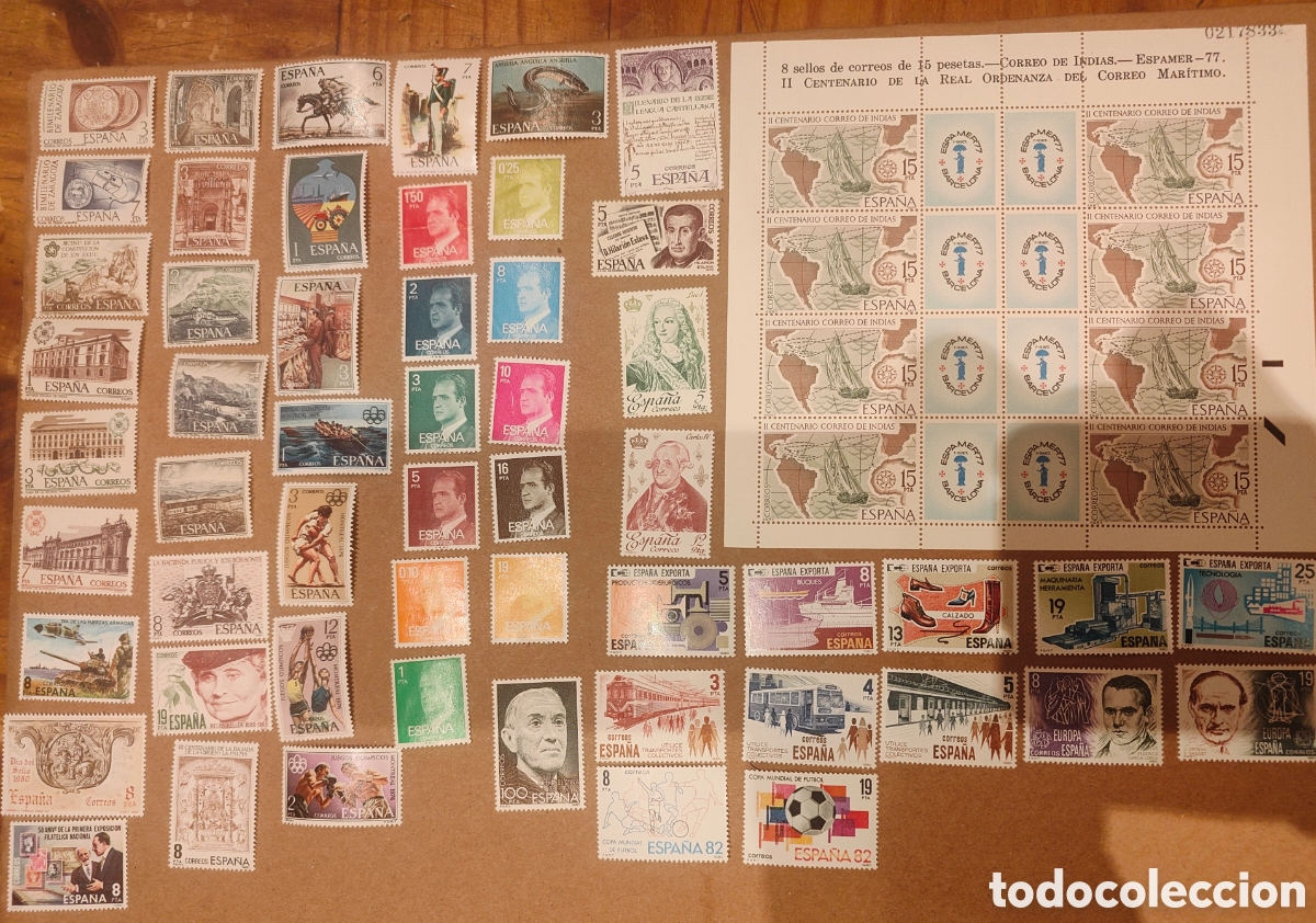 Sellos: Lote de sellos de Espa&ntilde;a - Foto 1