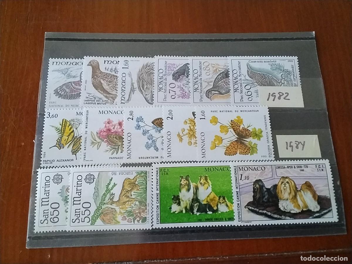 Sellos: Lote sellos M&oacute;naco nuevos - Foto 1