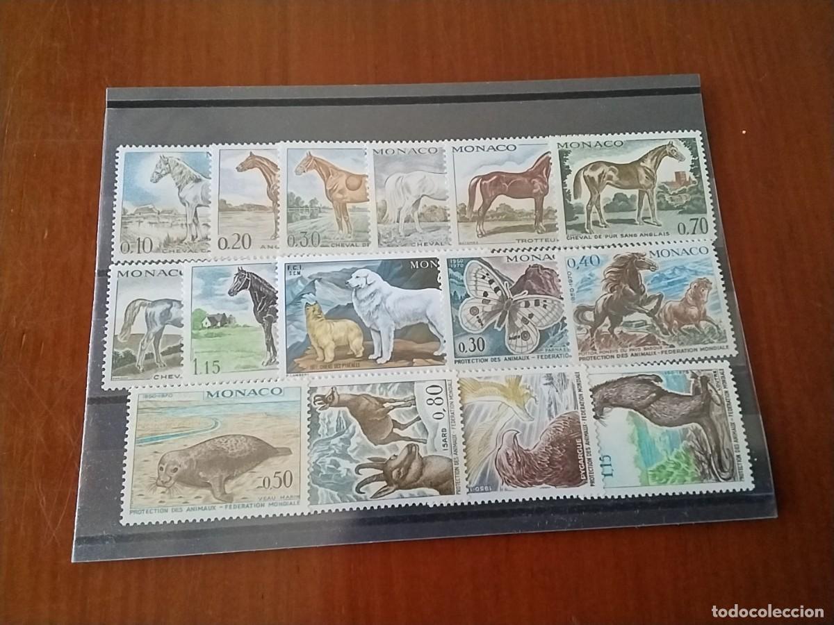 Sellos: Lote sellos M&oacute;naco nuevos - Foto 1