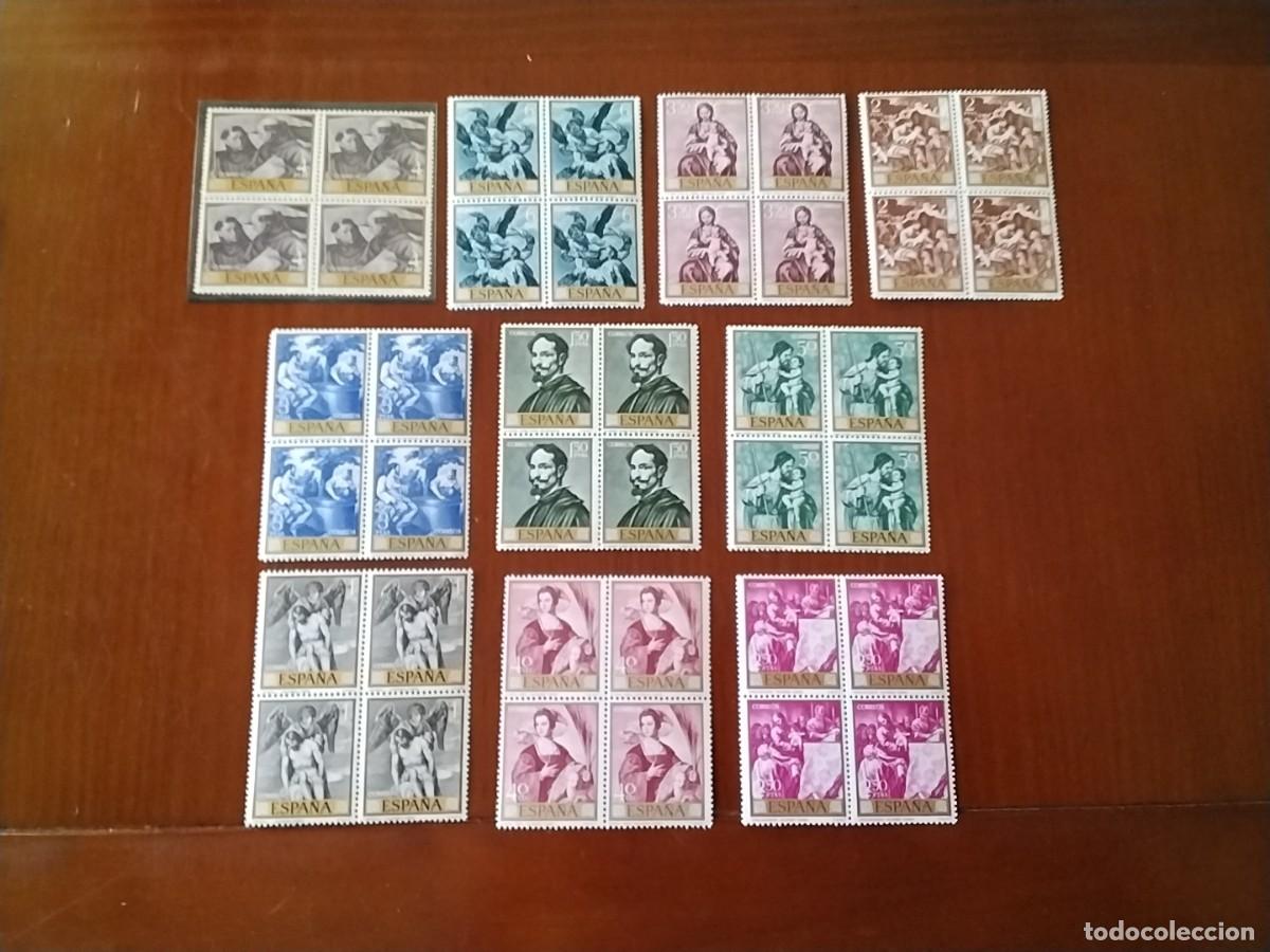 Sellos: Lote sellos Espa&ntilde;a bloque de 4 - Foto 1