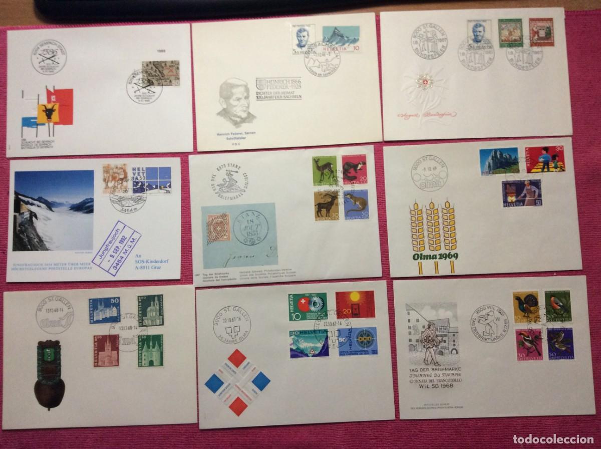 Sellos: SUIZA. LOTE 9 DOCUMENTOS VARIADOS (2LLA65) - Foto 1