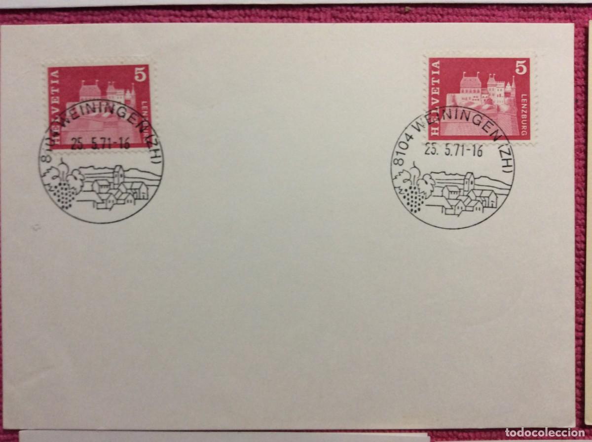 Sellos: SUIZA. LOTE 10 DOCUMENTOS VARIADOS (2LLA66) - Foto 5