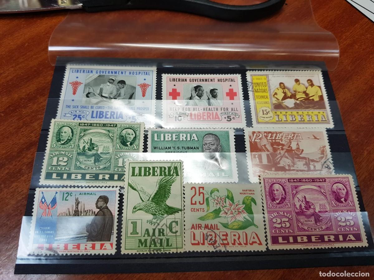 Sellos: LOTE DE SELLOS DE LIBERIA - Foto 1