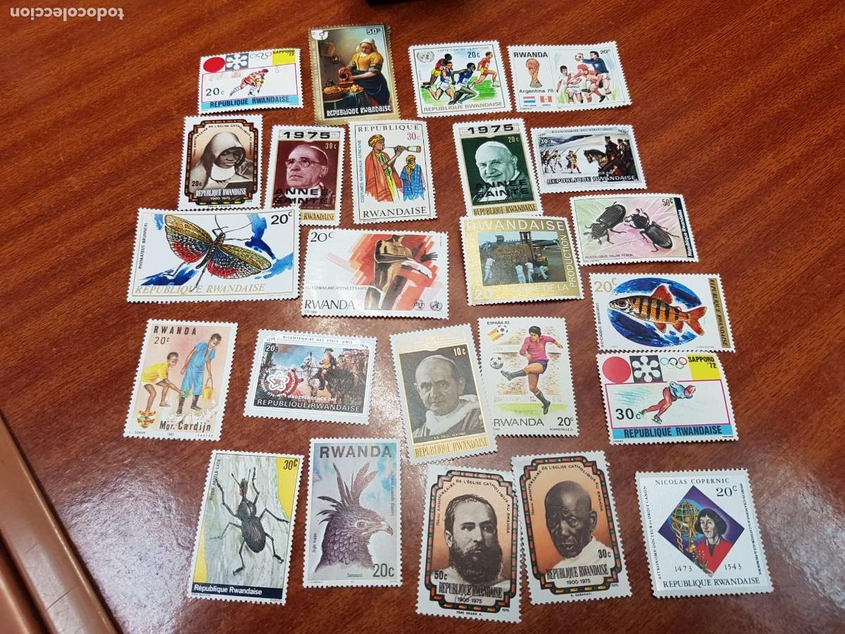 Sellos: LOTE DE SELLOS DE RUANDA - Foto 2