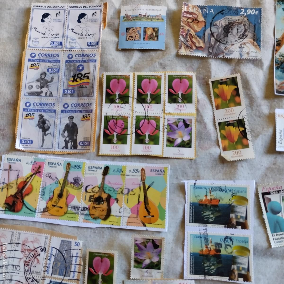 Sellos: LOTE DE SELLOS NACIONALES E INTERNACIONALES - Foto 2