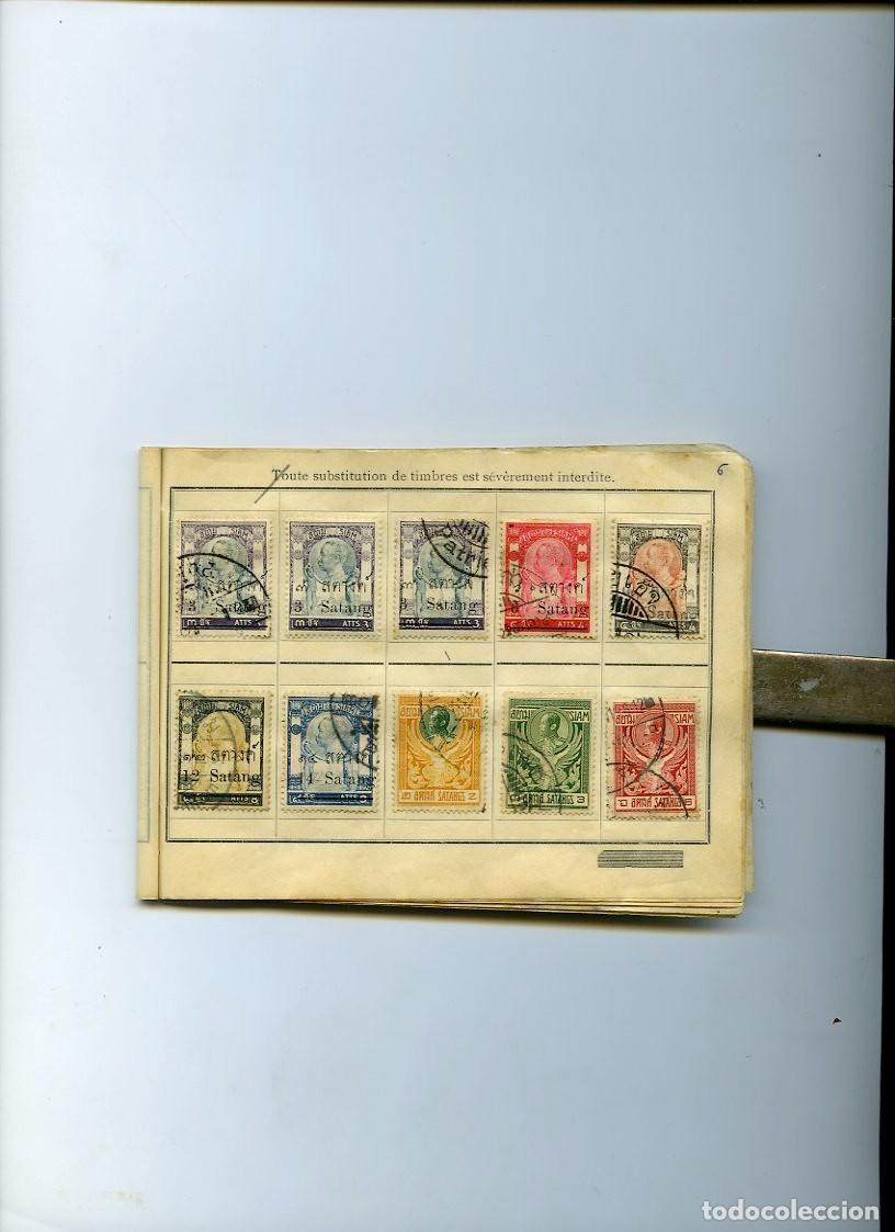 Sellos: COLECCI&Oacute;N DE 124 SELLOS DE SIAM - Foto 6