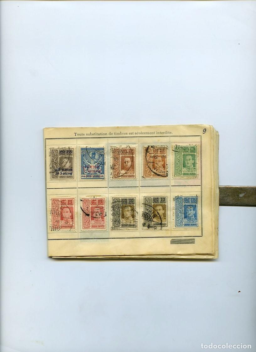 Sellos: COLECCI&Oacute;N DE 124 SELLOS DE SIAM - Foto 9