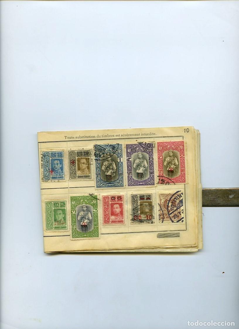 Sellos: COLECCI&Oacute;N DE 124 SELLOS DE SIAM - Foto 10