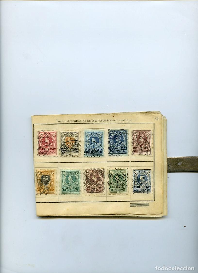 Sellos: COLECCI&Oacute;N DE 124 SELLOS DE SIAM - Foto 11
