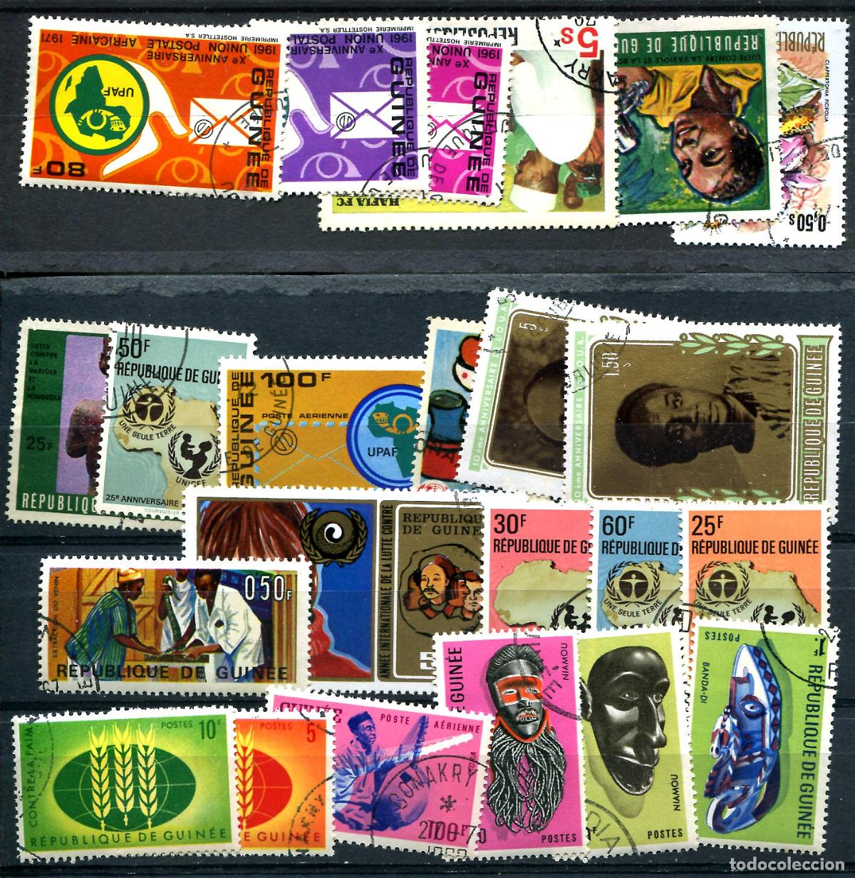 Sellos: 23 sellos diferentes de Guinea. - Foto 1