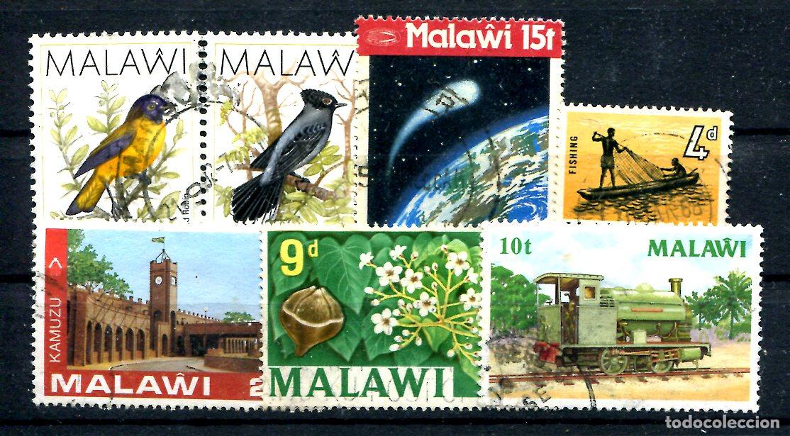 Sellos: 7 sellos diferentes de Malawi. - Foto 1