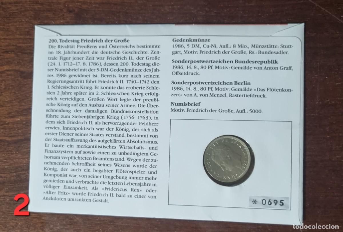 Sellos: Lote sobres con sellos y monedas - Foto 3