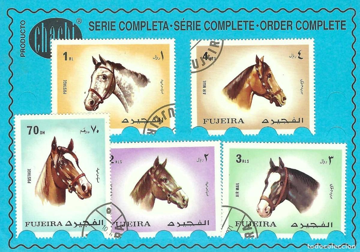 Timbres: Lote de sellos ,Caballos y otra Series Completas Nuevas con Matasellos en sus carpetas