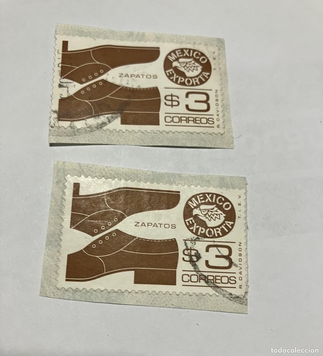 Sellos: 2 sellos de M&eacute;xico usados - Foto 1