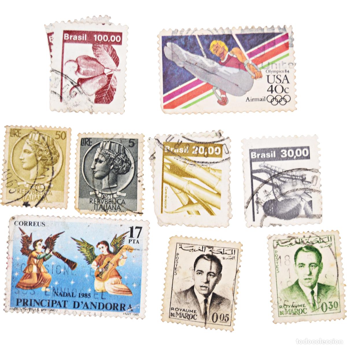 Timbres: Sellos internacionales - Lote de 11