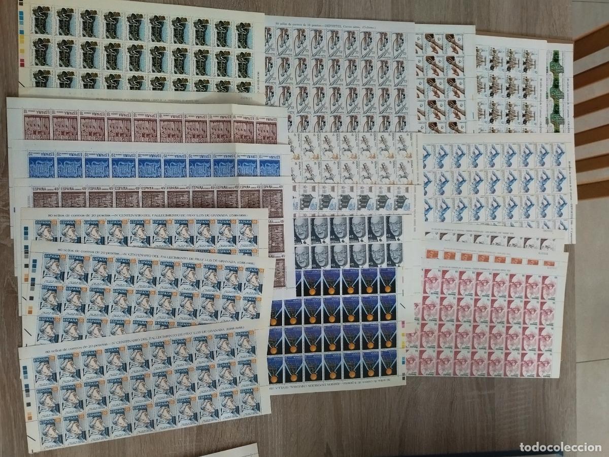 Sellos: CONJUNTO DE MAS DE 5000 SELLOS NUEVOS DE ESPA&Ntilde;A. A&Ntilde;OS 1985-1989