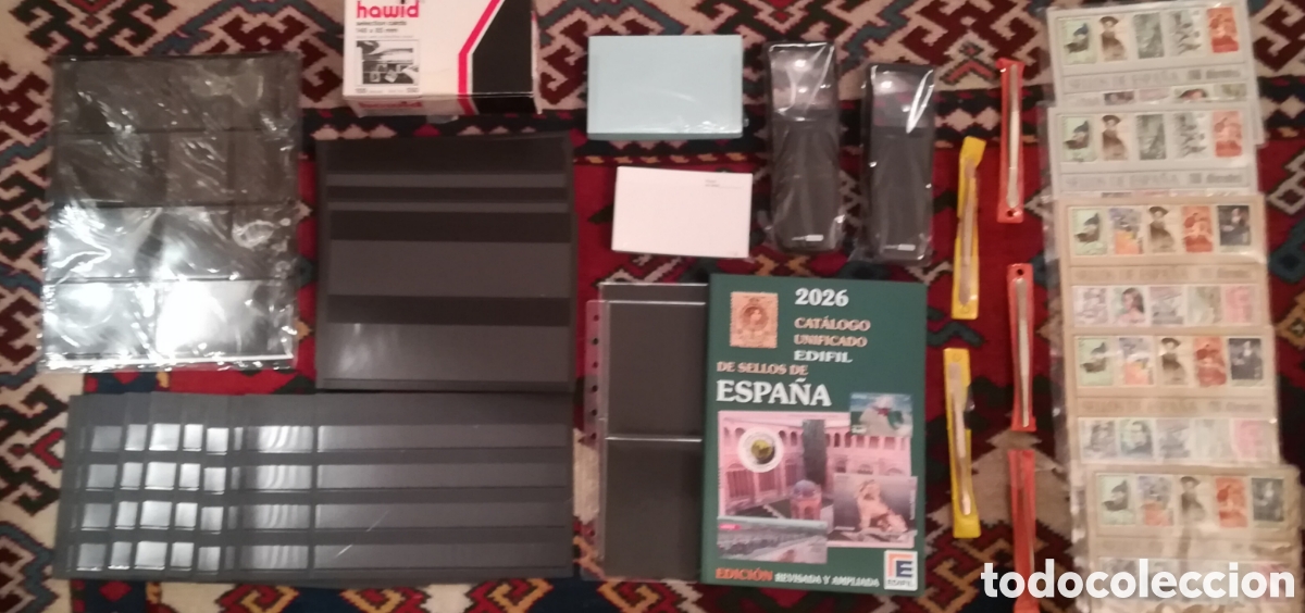 Sellos: Lote de material filatelico