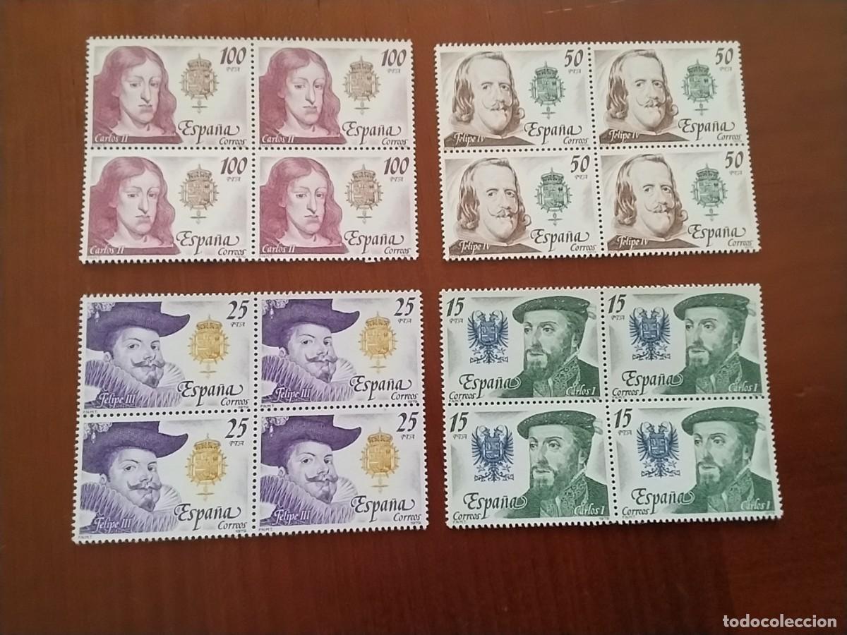 Sellos: Lote sellos Espa&ntilde;a en bloque de 4 - Foto 1
