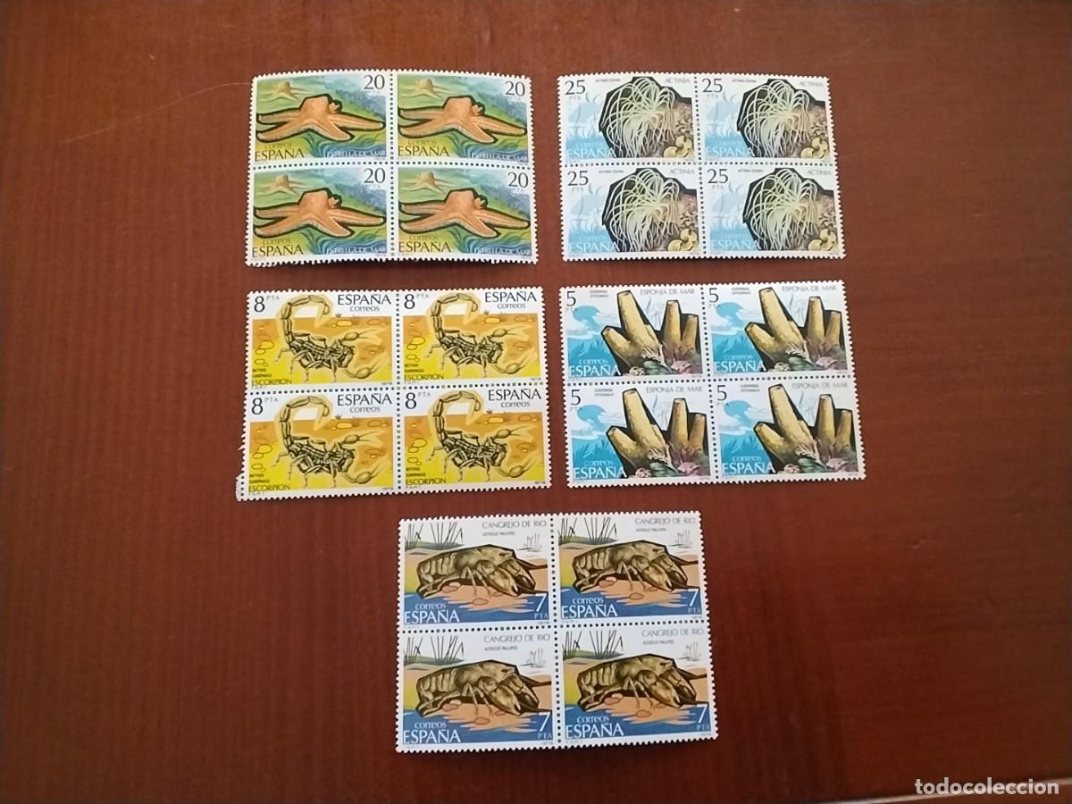 Sellos: Lote sellos Espa&ntilde;a en bloque de 4 - Foto 1