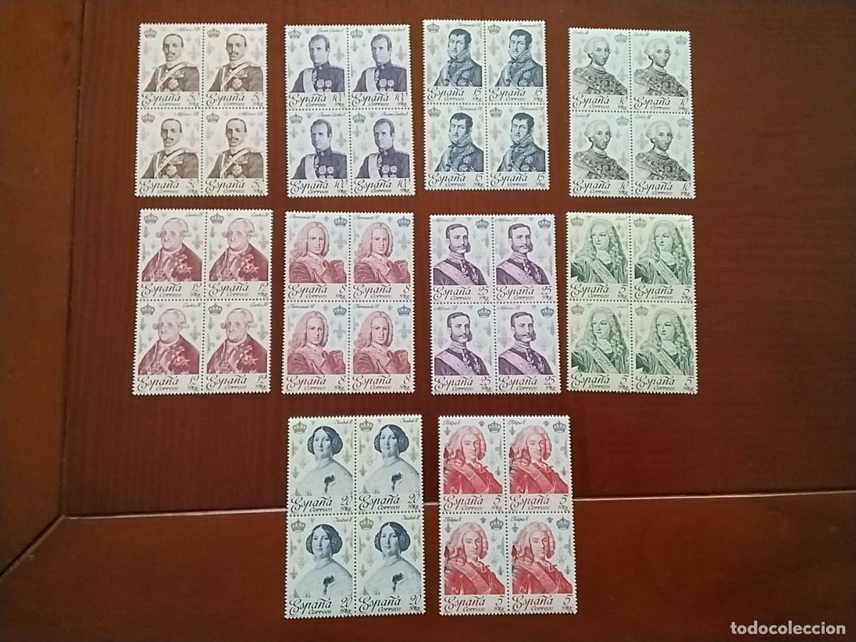 Sellos: Lote sellos Espa&ntilde;a en bloque de 4 - Foto 1