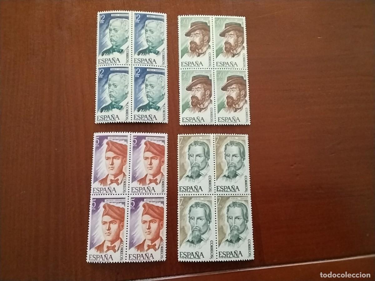 Sellos: Lote sellos Espa&ntilde;a en bloque de 4 - Foto 1