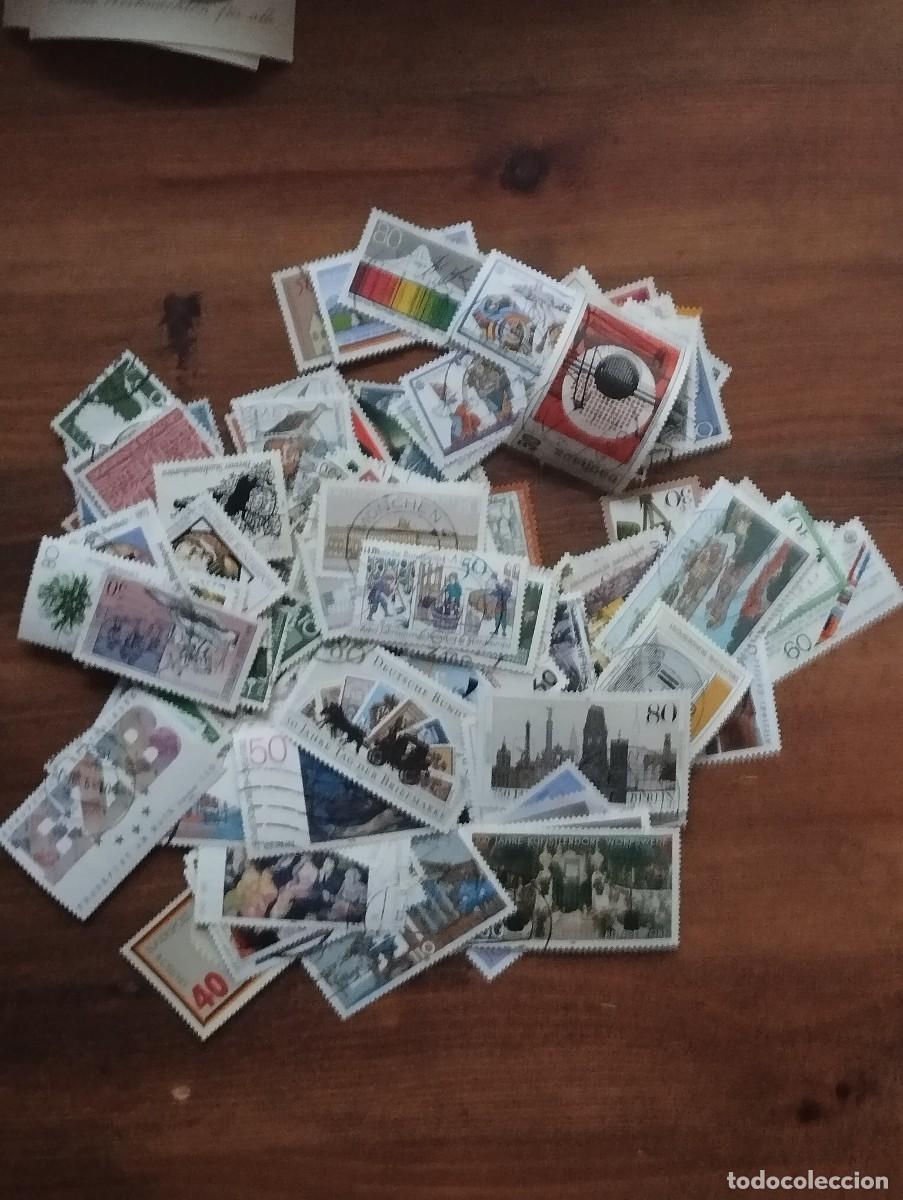 Sellos: L69. Alemania Federal. Lote de 150 sellos en usado