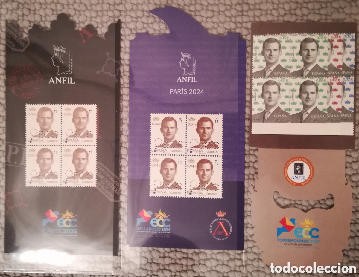 Sellos: Lote de 3 carnets de promoci&oacute;n filatelica