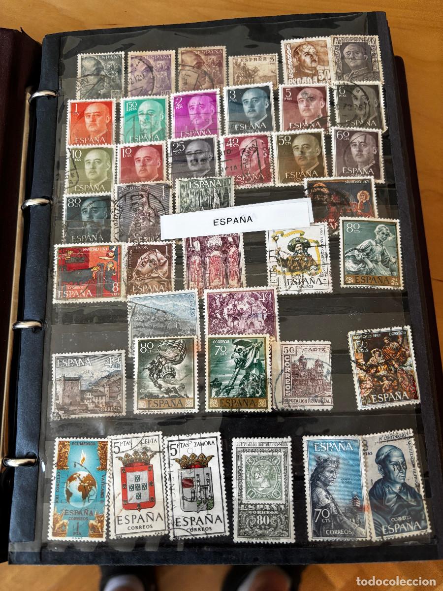 Sellos: Colecci&oacute;n de sellos nacionales e internacionales Siglo XX