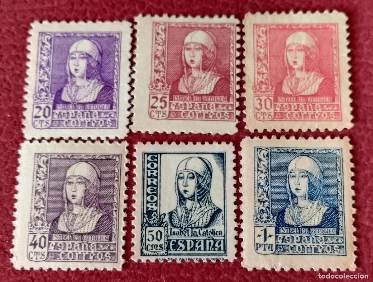 Sellos: Sellos Isabel la cat&oacute;lica 1938