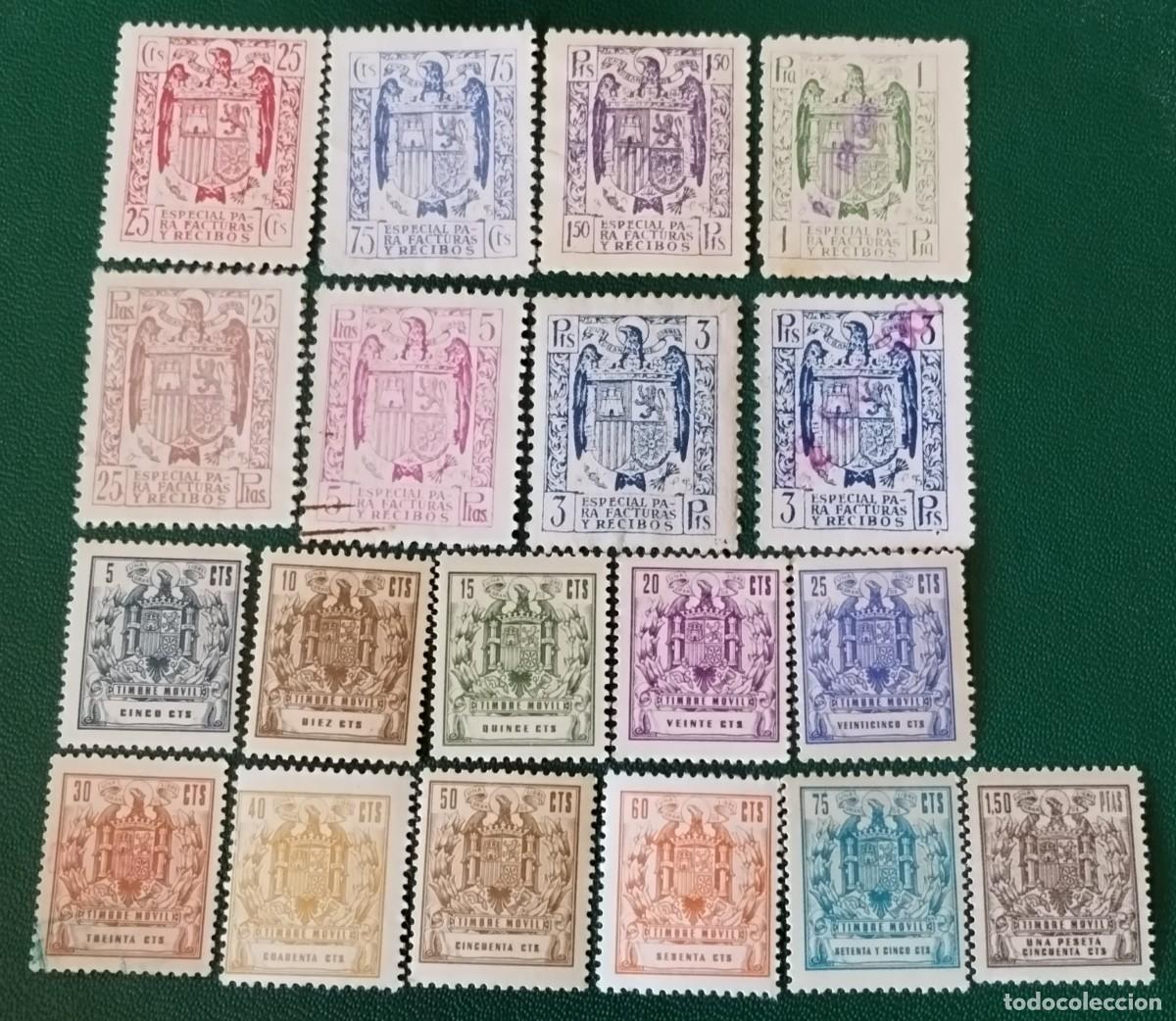 Sellos: Sellos fiscales de 194 nuevos