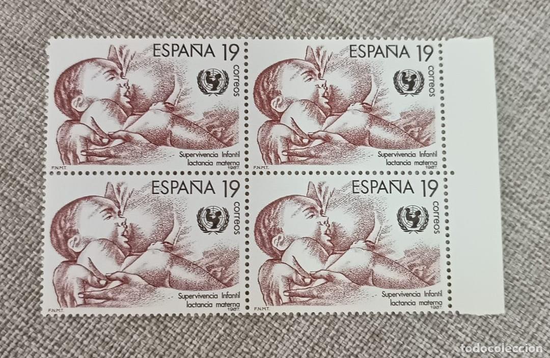 Sellos: Bloque 4 Sellos Supervivencia Infantil . Lactancia Materna 1987