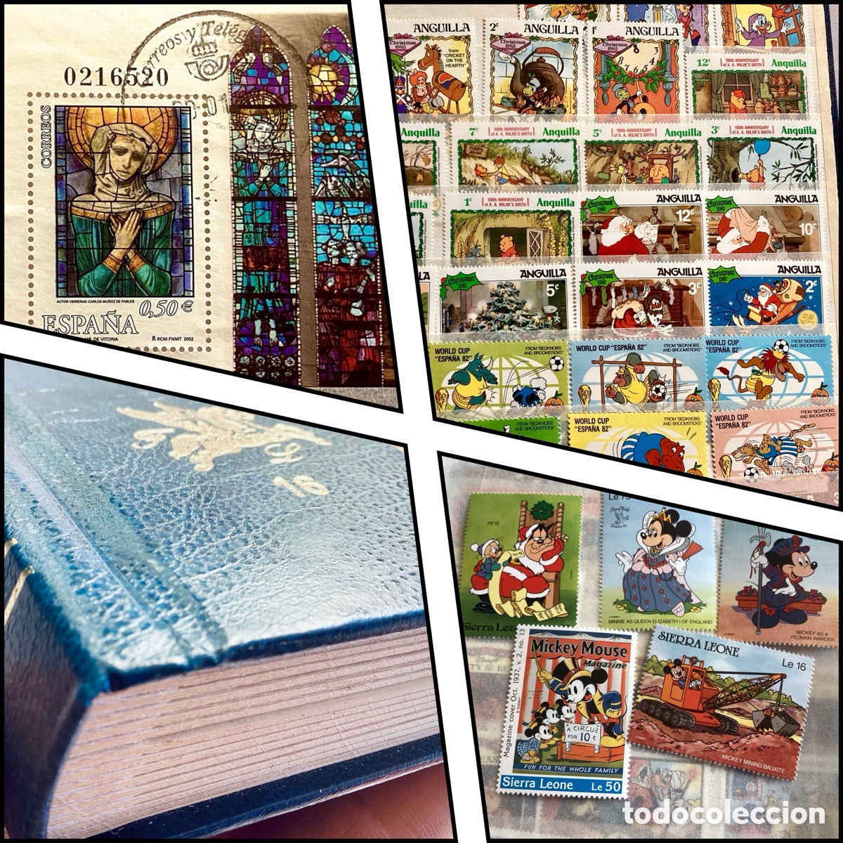 Stamps: &Aacute;lbum con m&aacute;s de 500 sellos