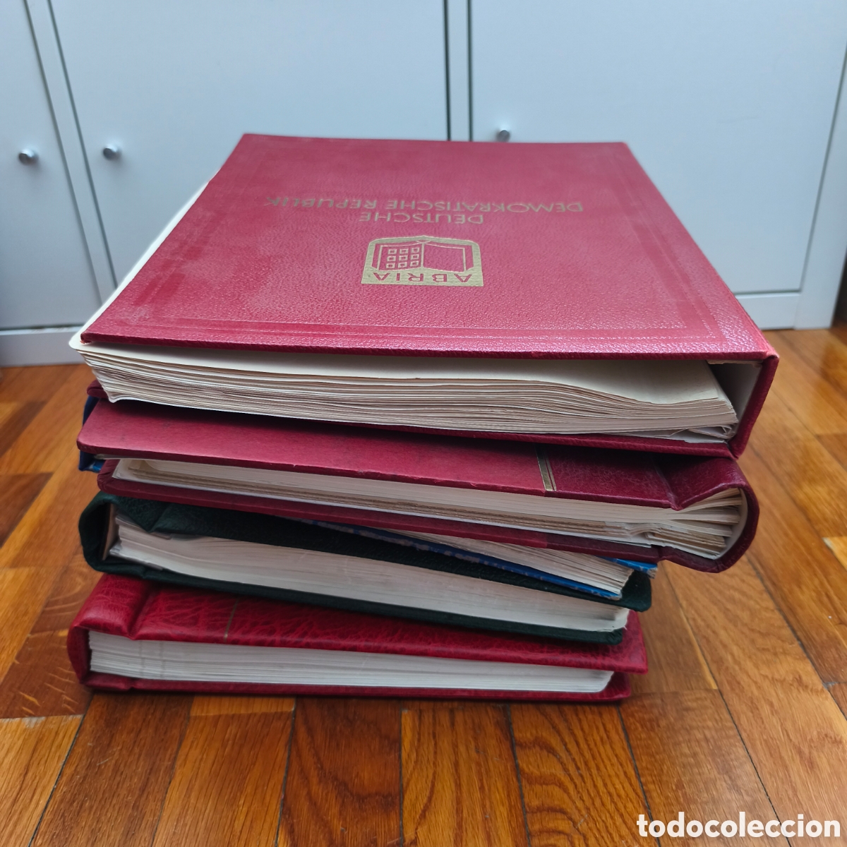 Sellos: 5 &aacute;lbums Rep&uacute;blica Democr&aacute;tica Alemana (RDA/DDR) desde 1958 a 1981