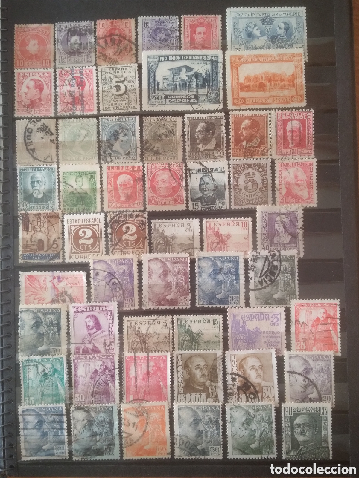 Sellos: ESPA&Ntilde;A CLASIFICADOR CON SELLOS USADOS