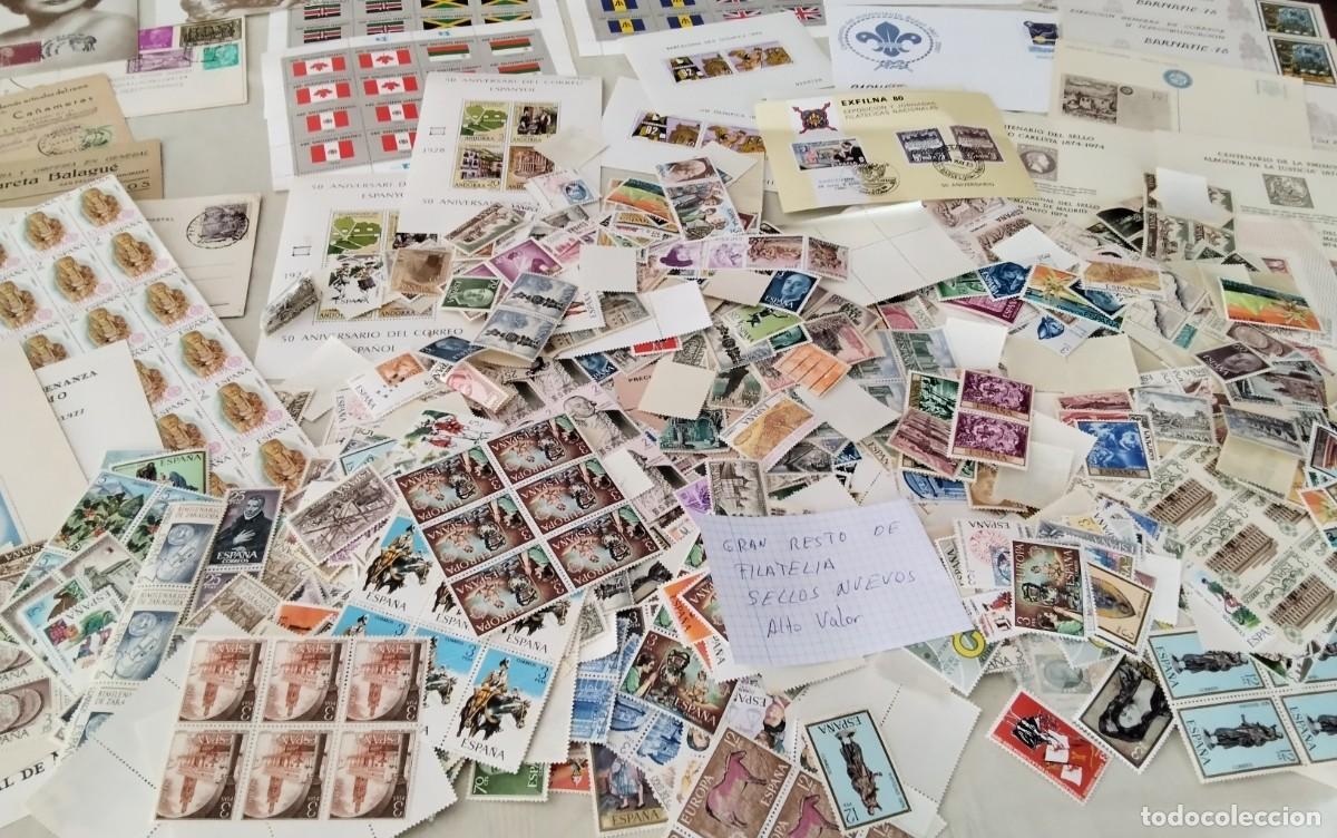 Sellos: GRAN RESTO DE FILATELIA SELLOS NUEVOS , ALTO VALOR DE CONJUNTO , OPORTUNIDAD