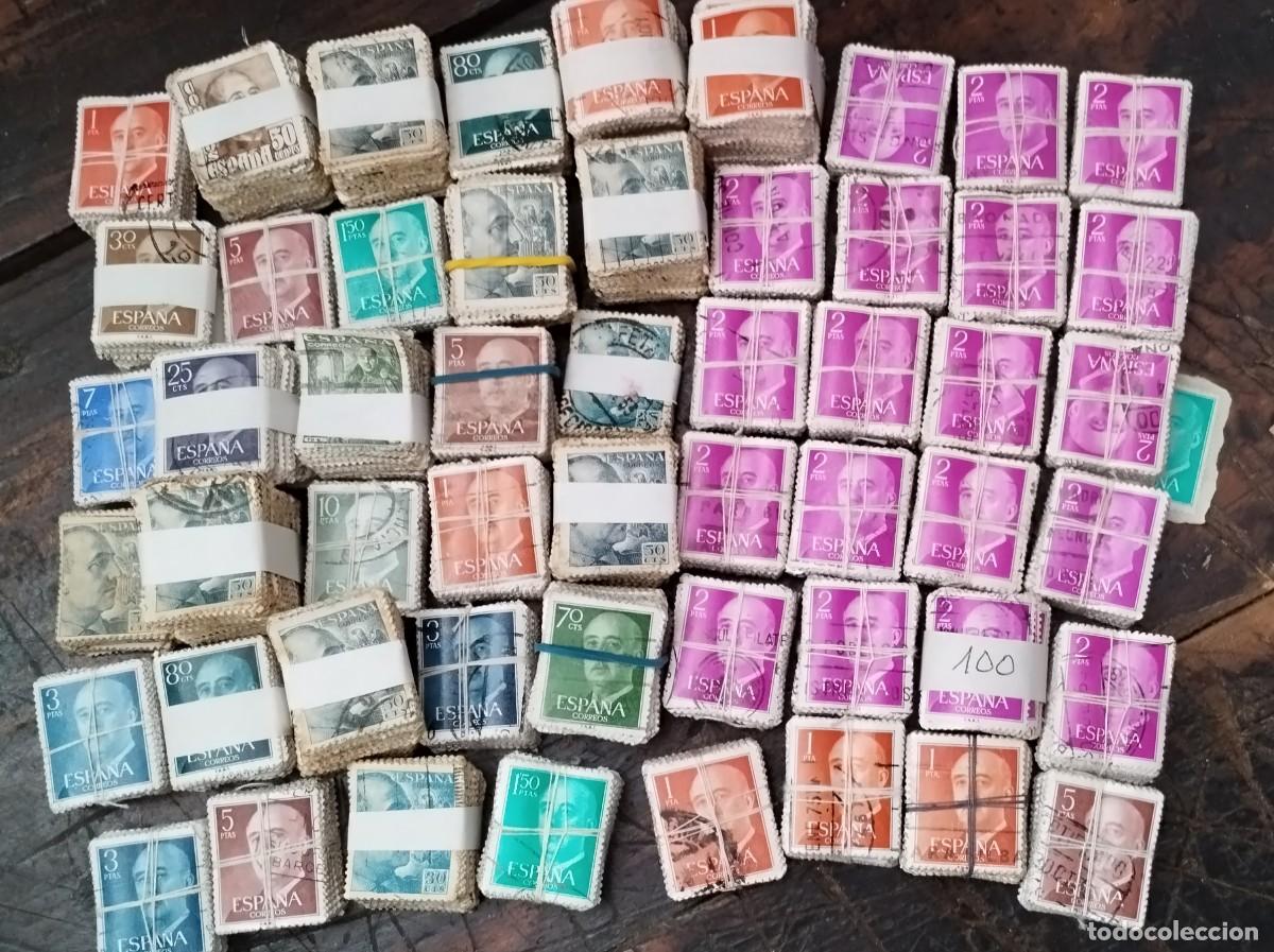 Sellos: Sellos de 1939 asta 1975 variados m&aacute;s de 6000 usados