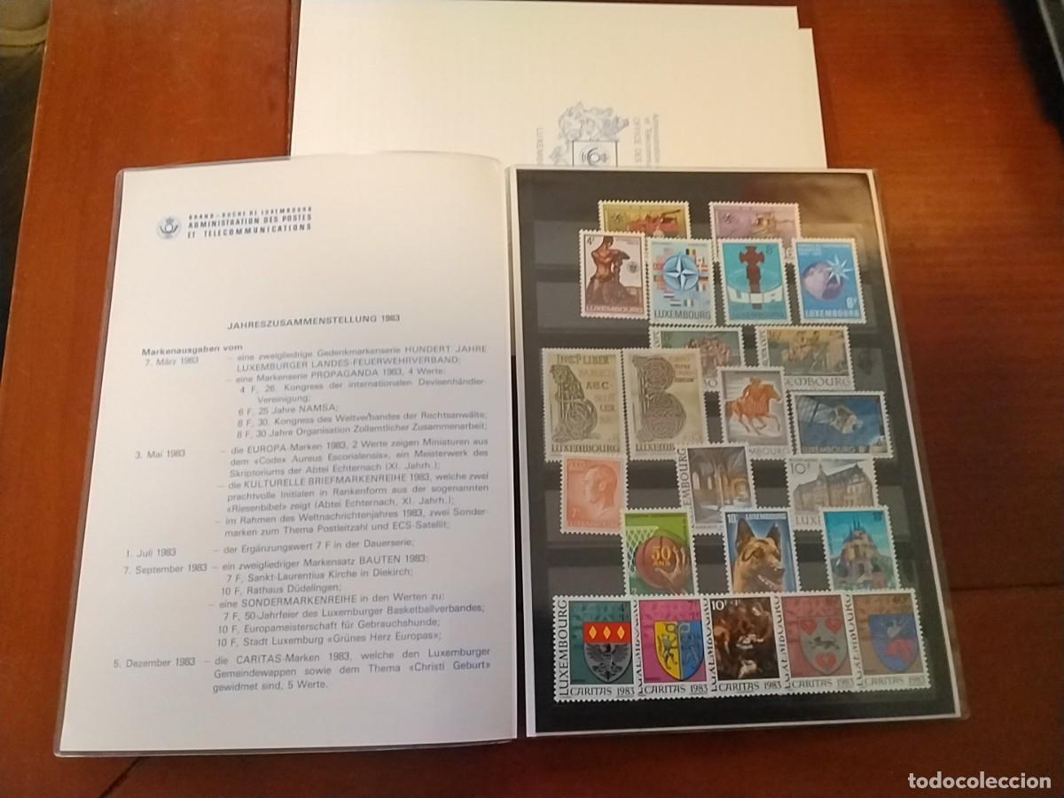 Sellos: Sellos Luxemburgo 1983 completo