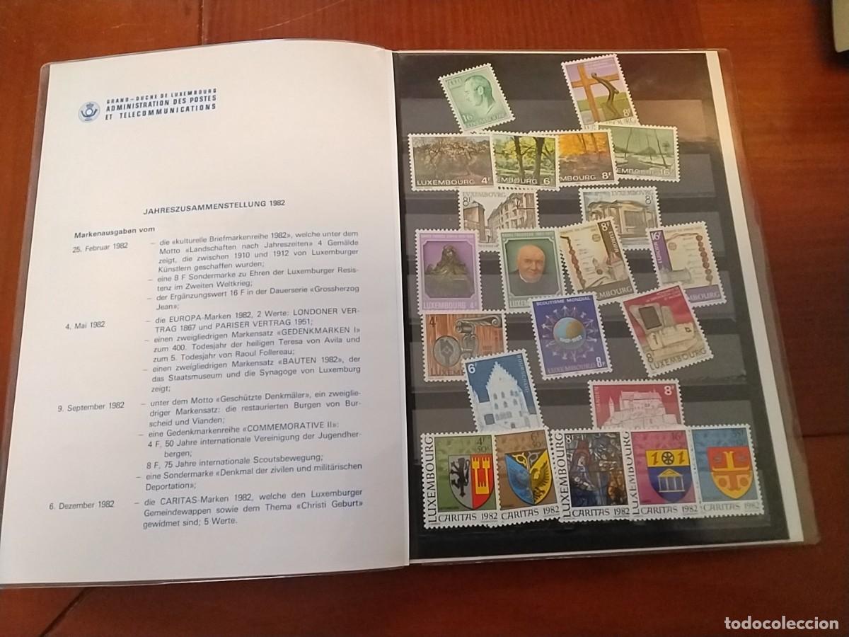 Sellos: Sellos Luxemburgo 1982 completo